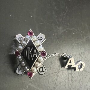Pi Kappa Alpha - 10kWhite Gold fraternity pin